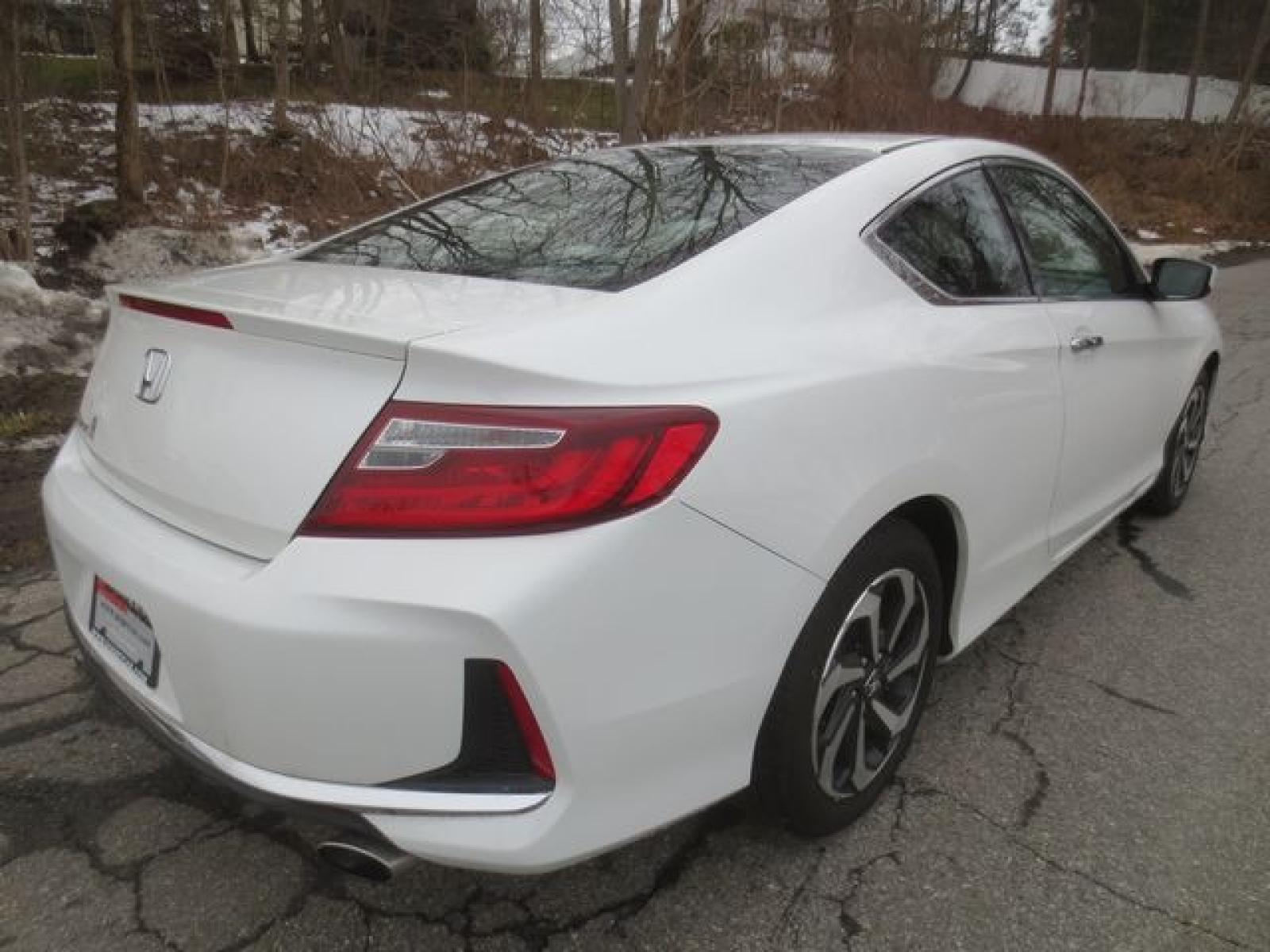 2016 White /Tan Honda Accord LX-S Coupe 6-Spd MT (1HGCT1A39GA) with an 2.4L L4 DOHC 16V engine, 6 Speed Manual Transmission transmission, located at 270 US Route 6, Mahopac, NY, 10541, (845) 621-0895, 41.349022, -73.755280 - Photo #3